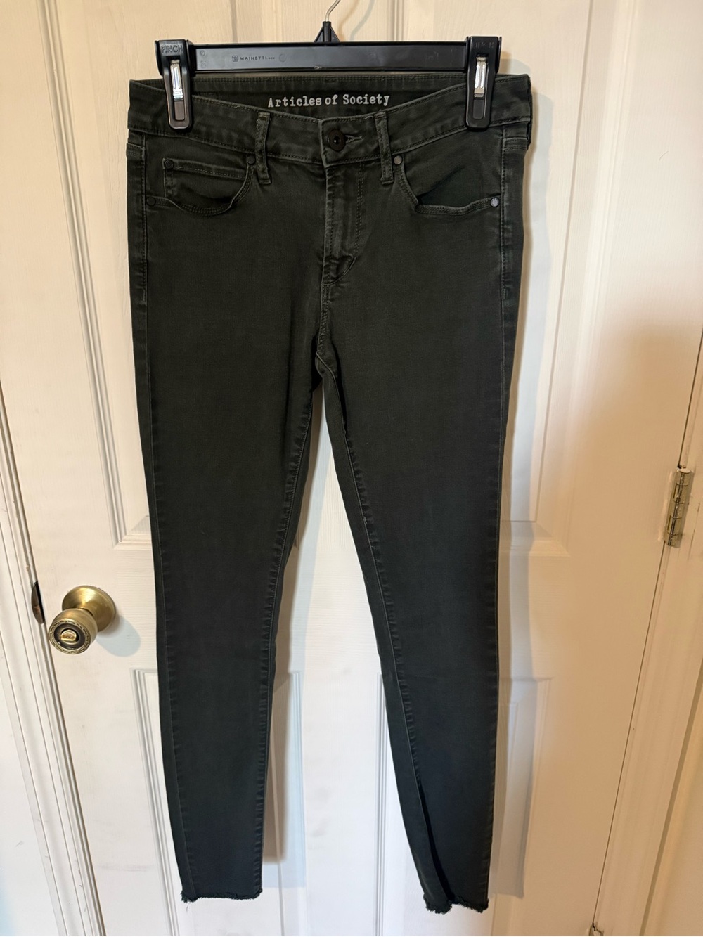 Articles of Society Olive Green Skinny Jeans